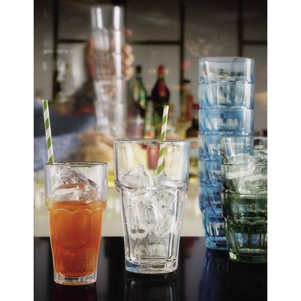 Bộ 6 Ly thủy tinh Rock Bar màu xanh biểnBormioli Rocco- HÀNG CHÍNH HÃNG