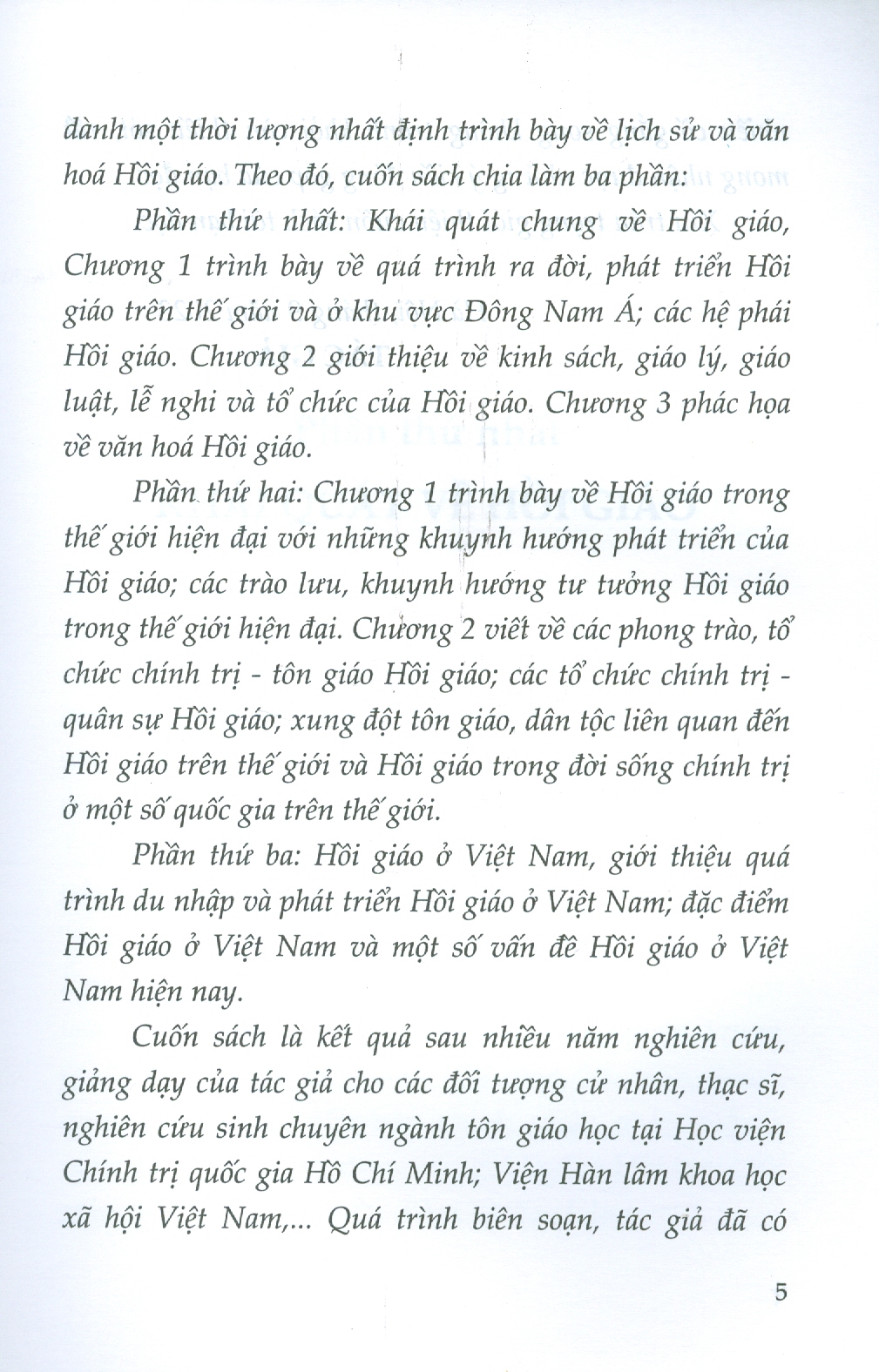 Hồi Giáo Trong Thế Giới Hiện Đại