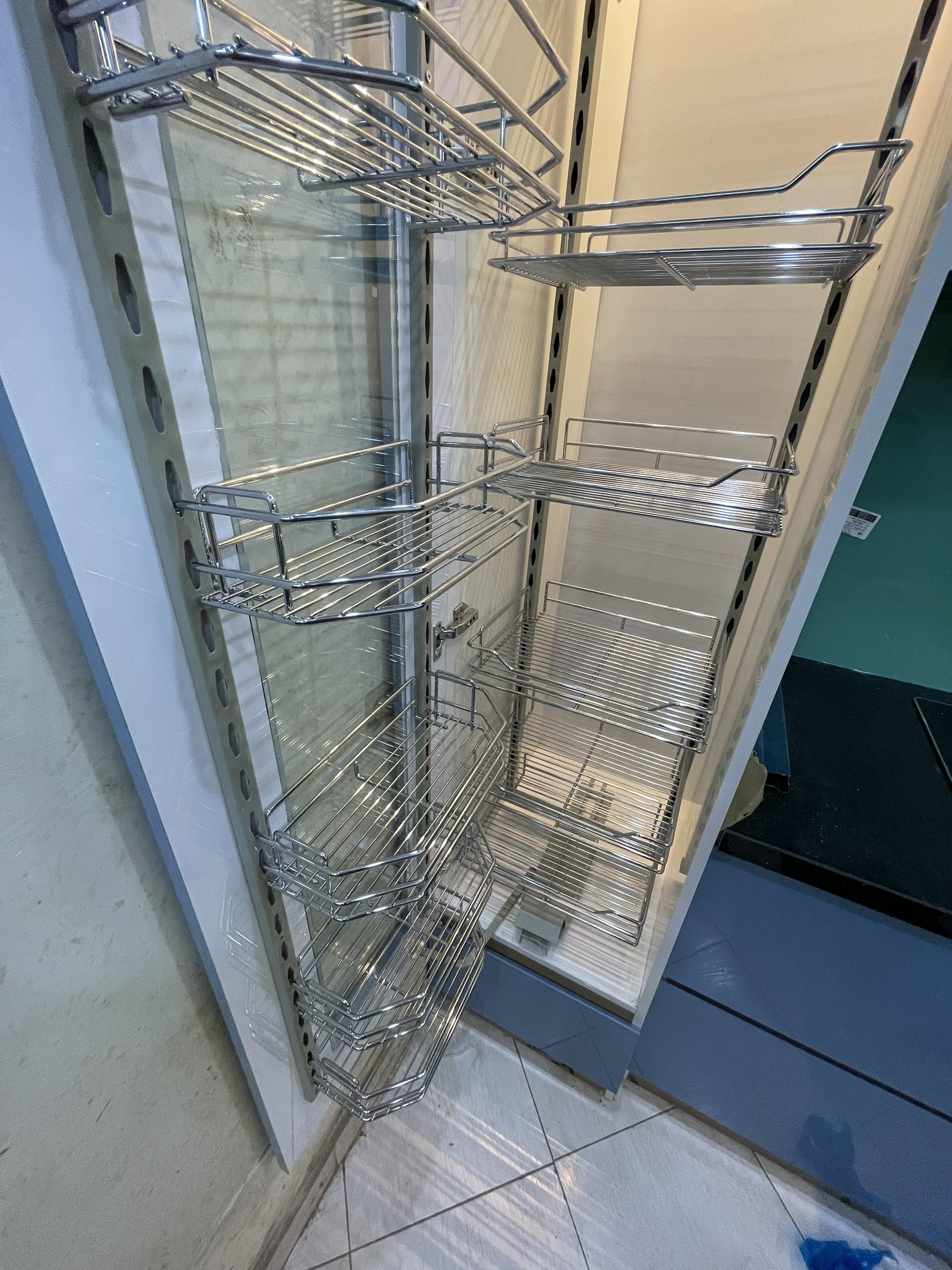 Kệ Để Đồ Khô Liên Hoàn 12 Ngăn 6 Tầng Chất Liệu INOX 304