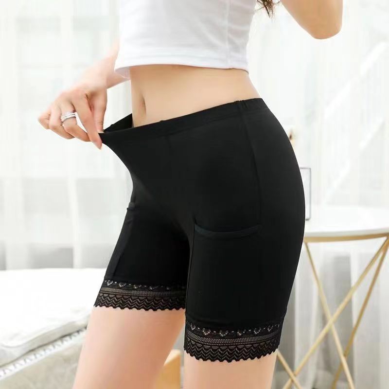 Quần mặc váy có túi chất cotton thun siêu mát 8607