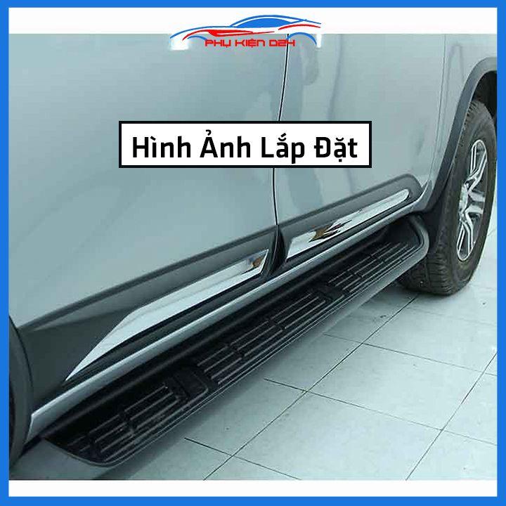 Bộ ốp nẹp sườn Hilux Revo bản to trang trí làm đẹp xe