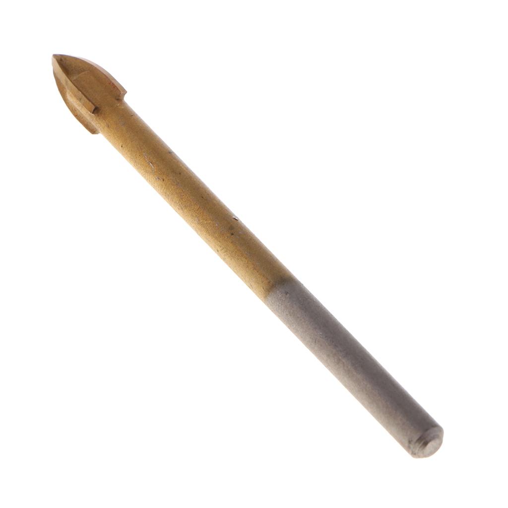 Carbide Cross Spear Head Glass Marble Tile Thread Drill Bits