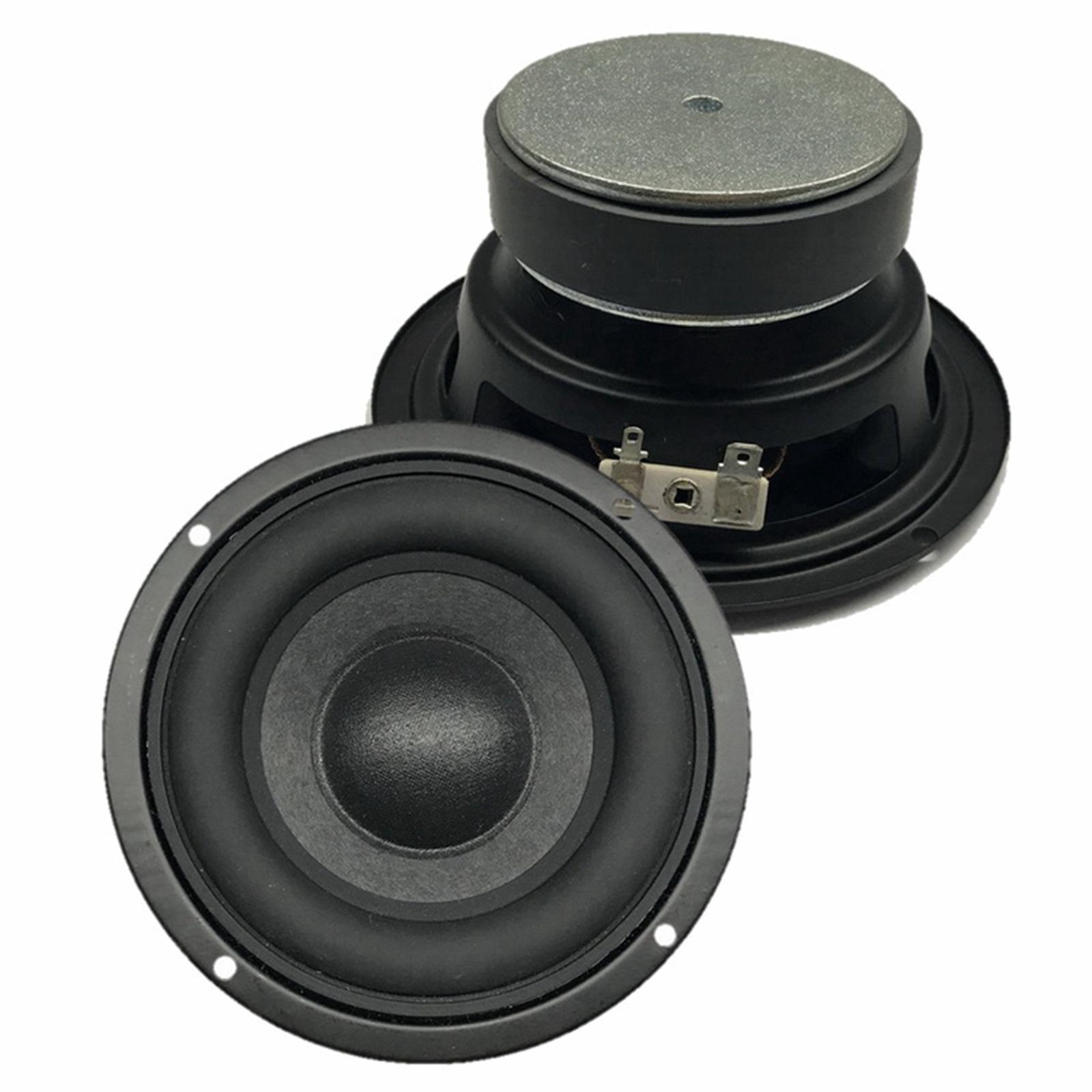 Mini Woofer Subwoofer Speaker Rubber Edge Stereo Low Noise for Car Travel