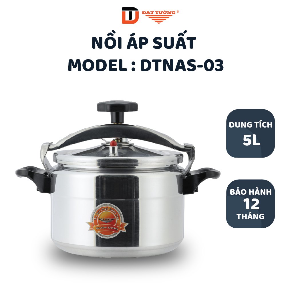 Nồi Áp Suất Đạt Tường DTNAS - Hàng Chính Hãng - DTNAS3 Trắng 5L