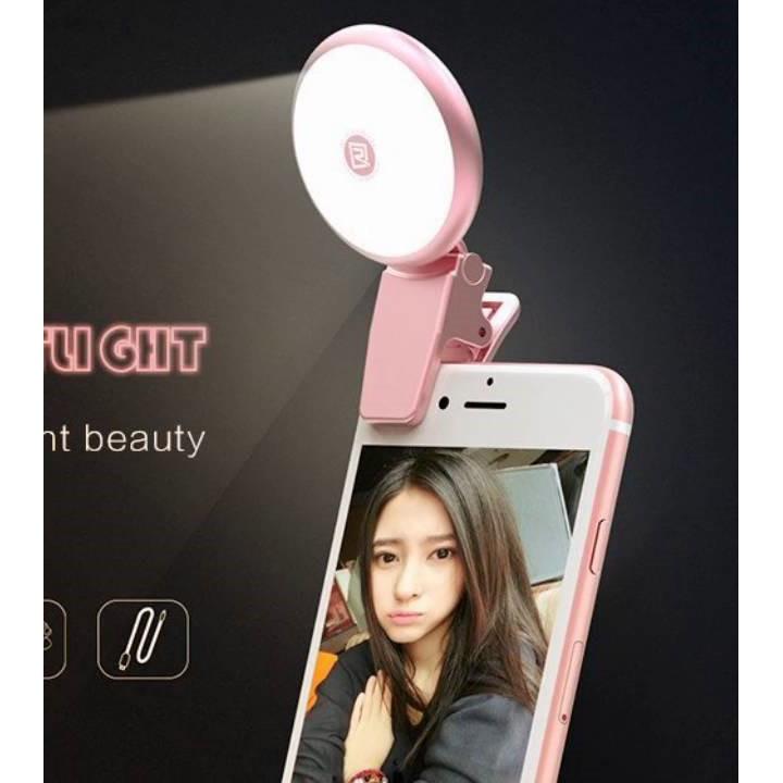 Đèn Led tròn kẹp điện thoại hỗ trợ chụp selfie cực đẹp