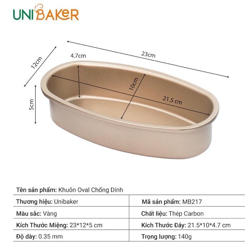 Khuôn Oval Chống Dính Cao Cấp U.N.I