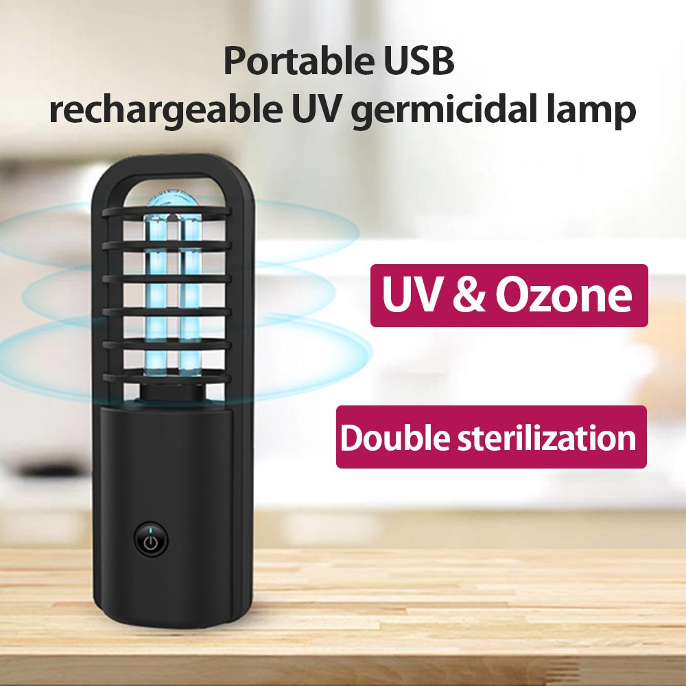 Đèn diệt khuẩn di động có thể sạc lại được tích hợp pin lithium 800mAh độ bền cao
