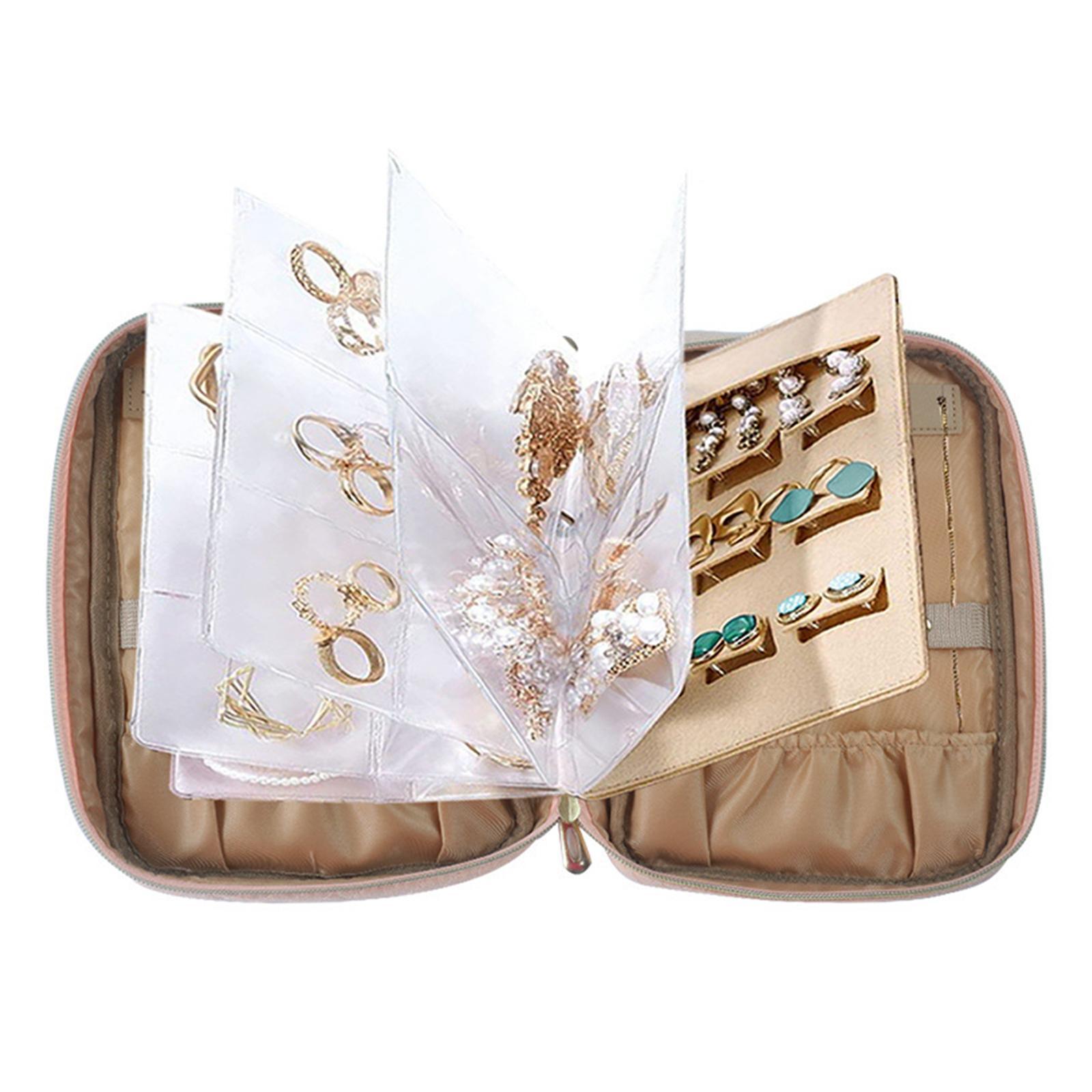Travel Jewelry Storage Bag Portable Jewelry Organizer Case for Women Girls