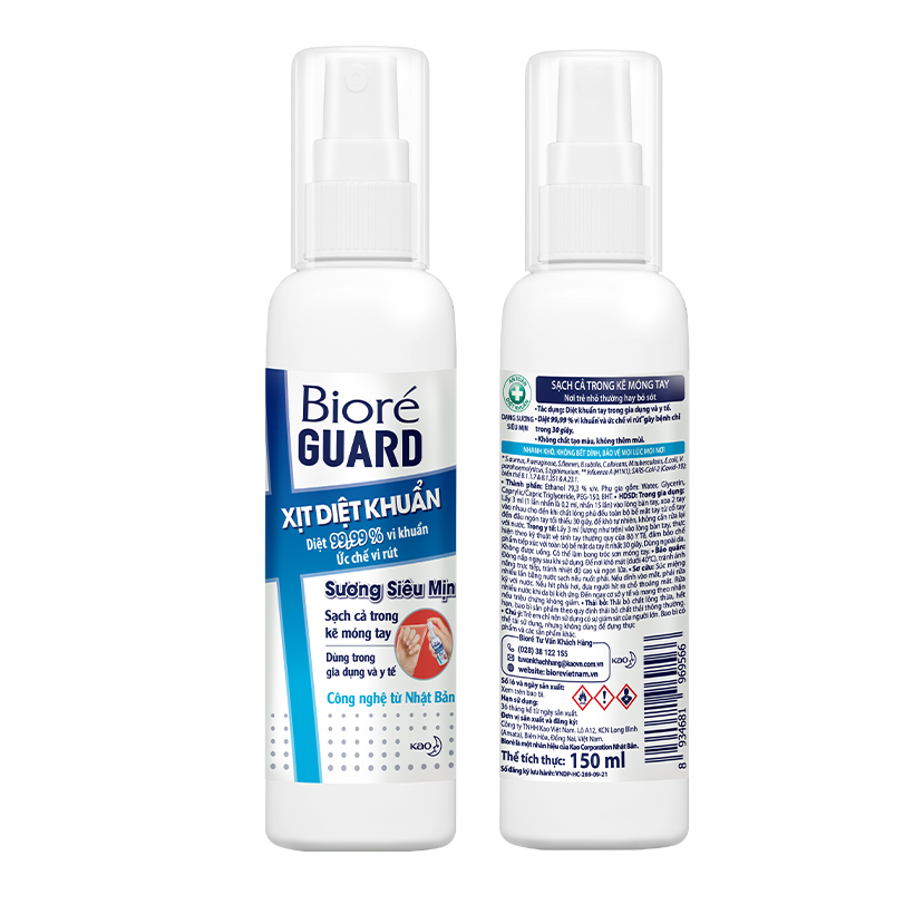 Xịt Diệt Khuẩn Bioré Guard 150ml