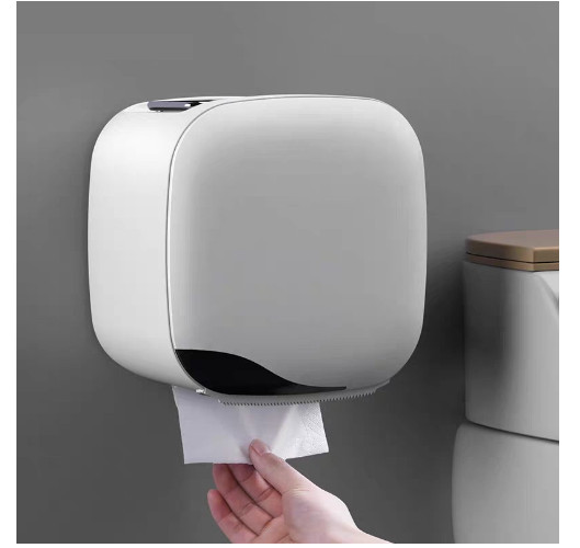 Hộp đựng giấy vệ sinh Hình Vuông dán tường cao cấp, Hộp khăn giấy chống nước, đa năng, siêu tiện dụng-GD467-HGVS-HinhVuong