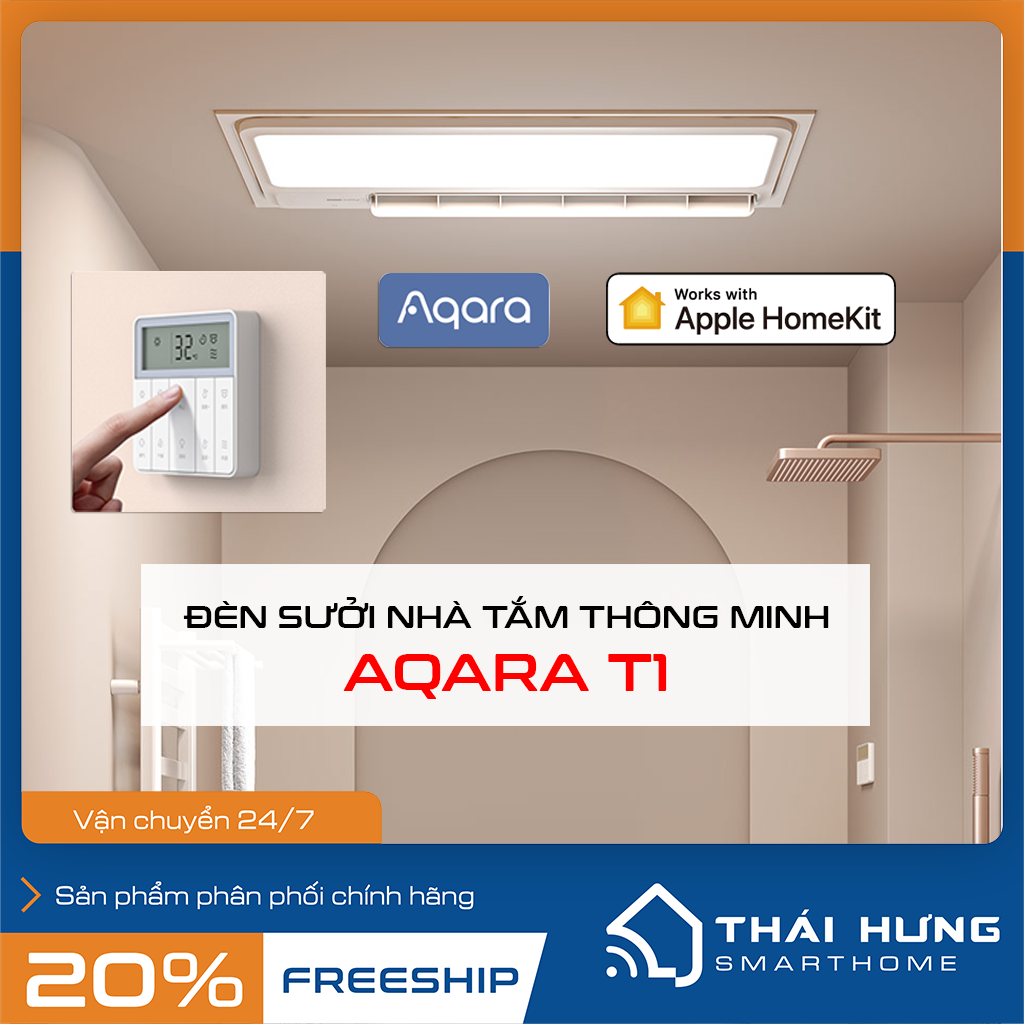Máy sưởi nhà tắm thông minh Aqara Bathroom Heater T1 ZNYB01LM, hàng chính hãng