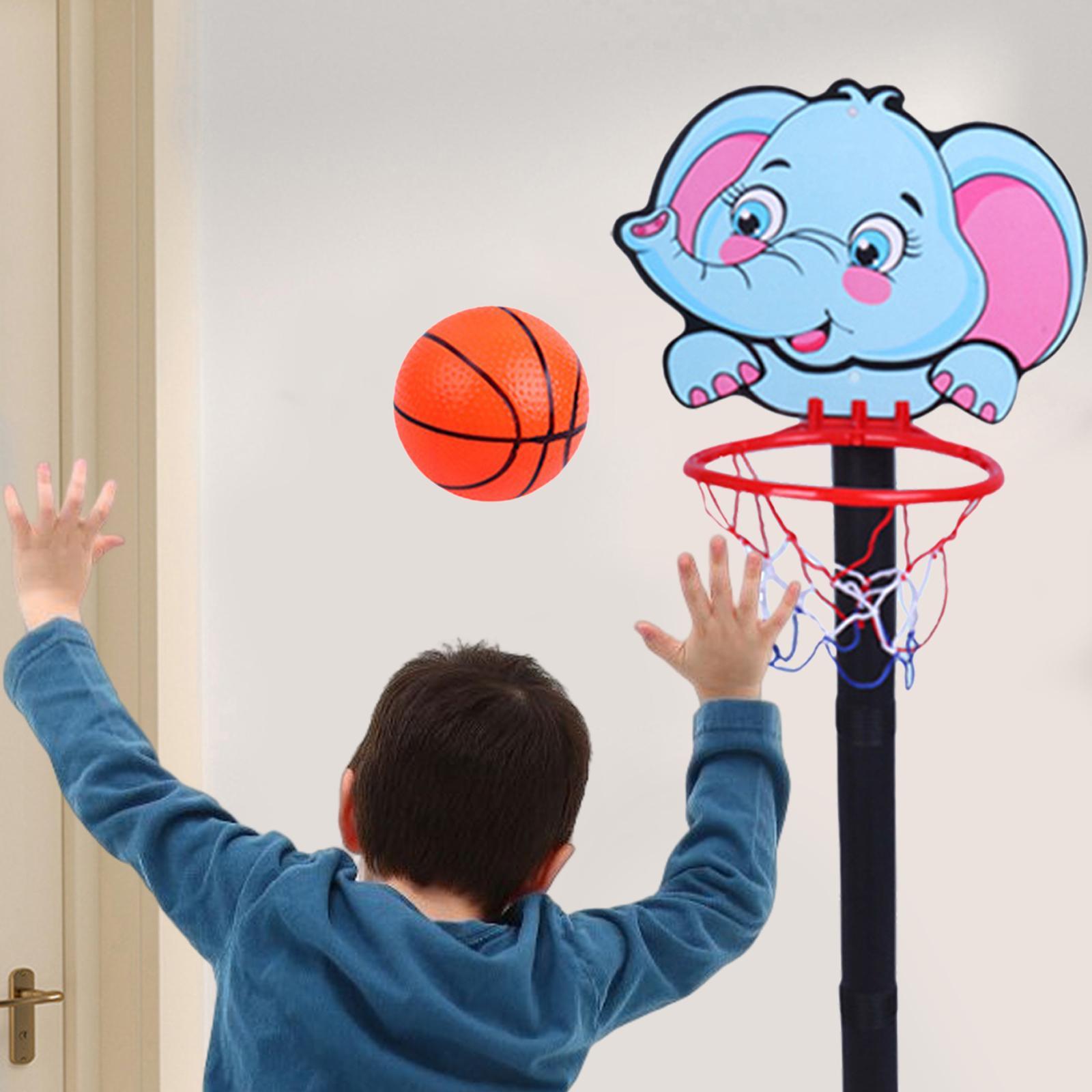Portable Basketball Hoop Toys Outside Toys Adjustable Basketball Hoop Stand for Bedroom Garden