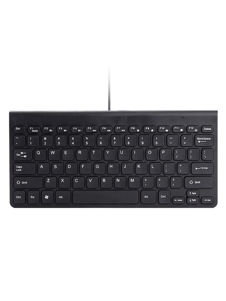 Phong Cách Mới Nhất Máy Tính Xách Tay Có Dây Ngoài Bàn Phím Mini Di Động Máy Tính Đa Năng Giao Diện USB Bàn Phím Chuột Bộ Mỏng
