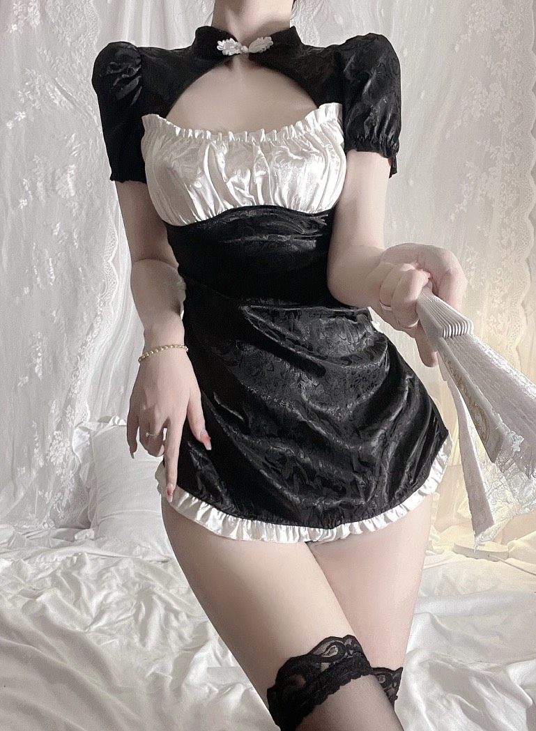 Váy Sườn Xám Cosplay Trung Hoa (Kèm Tất) - B.Lingerie