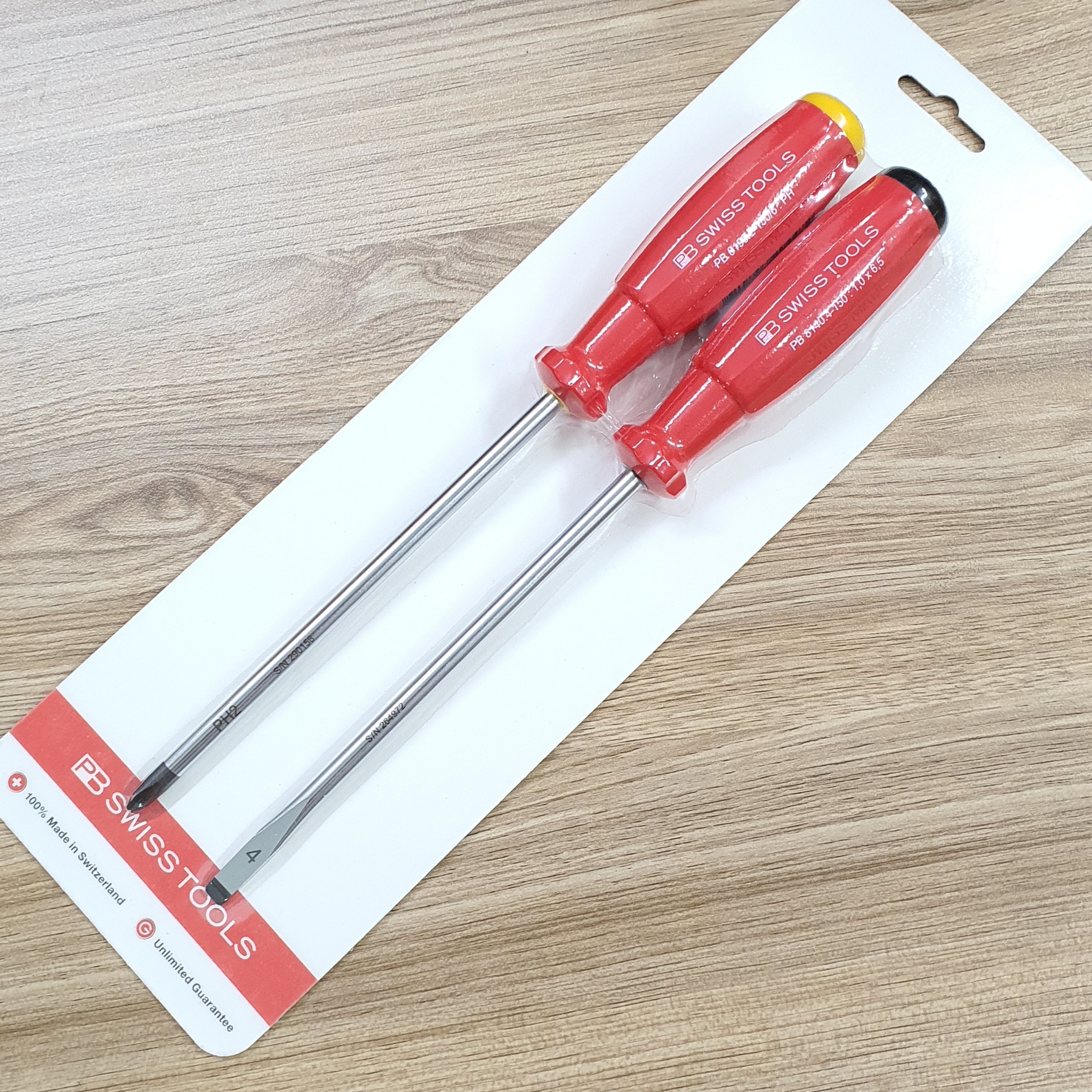 Bộ tô vít PB Swiss Tools Dòng Swiss Grip 2 chiếc dài 250mm