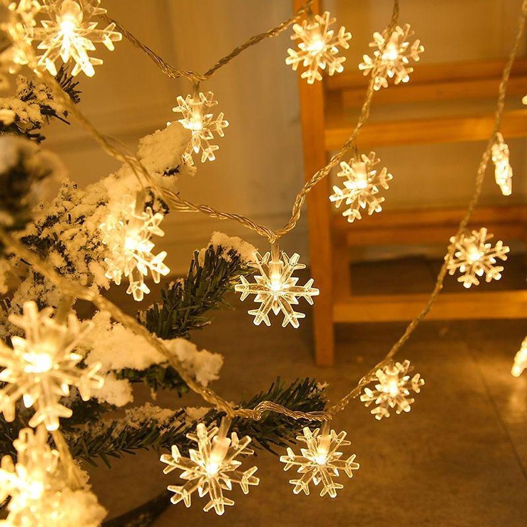 Đèn Nháy Bông Tuyết- Đèn Led Bông Tuyết Trang Trí Tết, Giáng Sinh, Noel