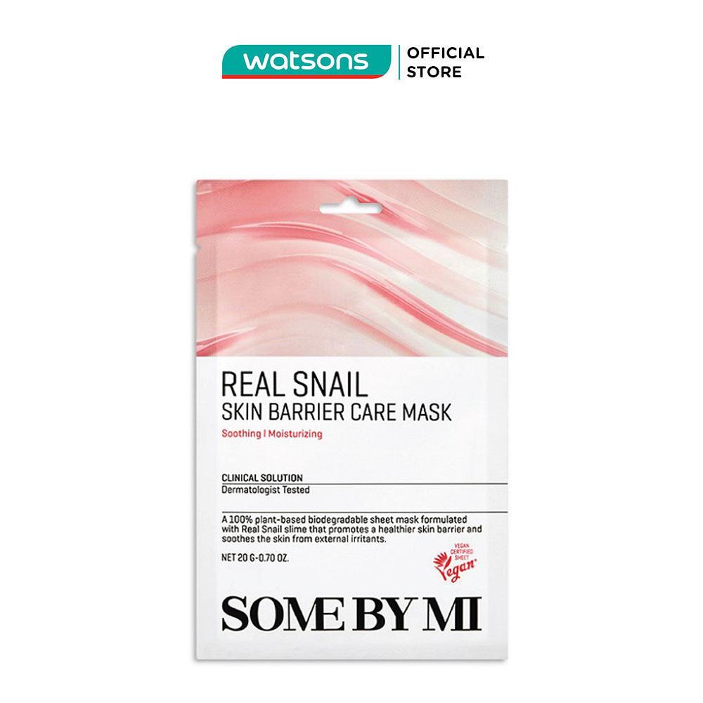 Mặt Nạ Giấy Some By Mi Bảo Vệ Da Real Snail Skin Barrier Care Mask 20g