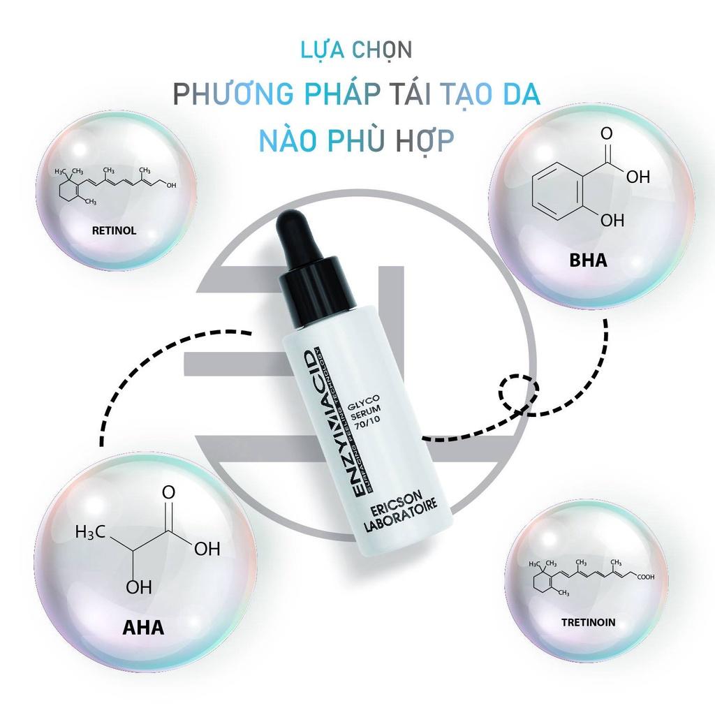 Serum thay da sinh học, làm sáng, phục hồi da với Glycolic acid & Vitamin C Ericson Enzymacid Glyco Serum