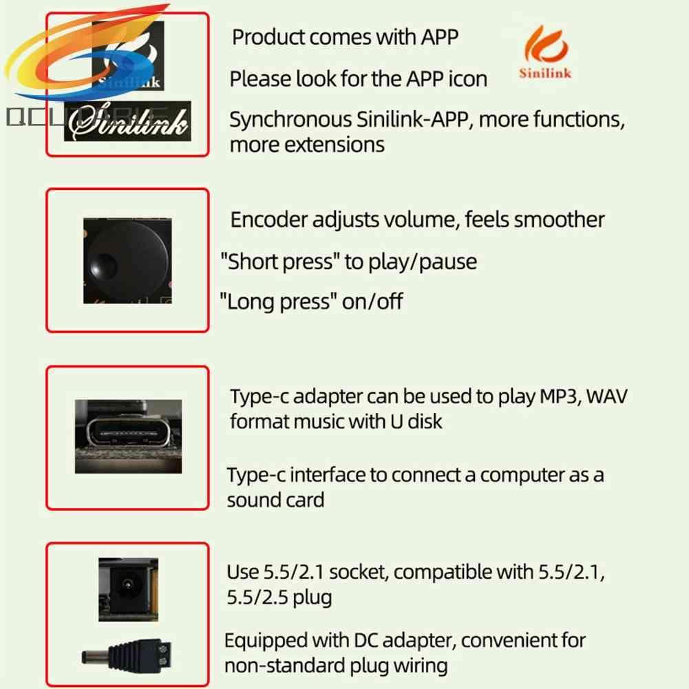 Mô Đun Khuếch Đại Âm Thanh Bluetooth Siêu Trầm XY-AP15H 20Wx2