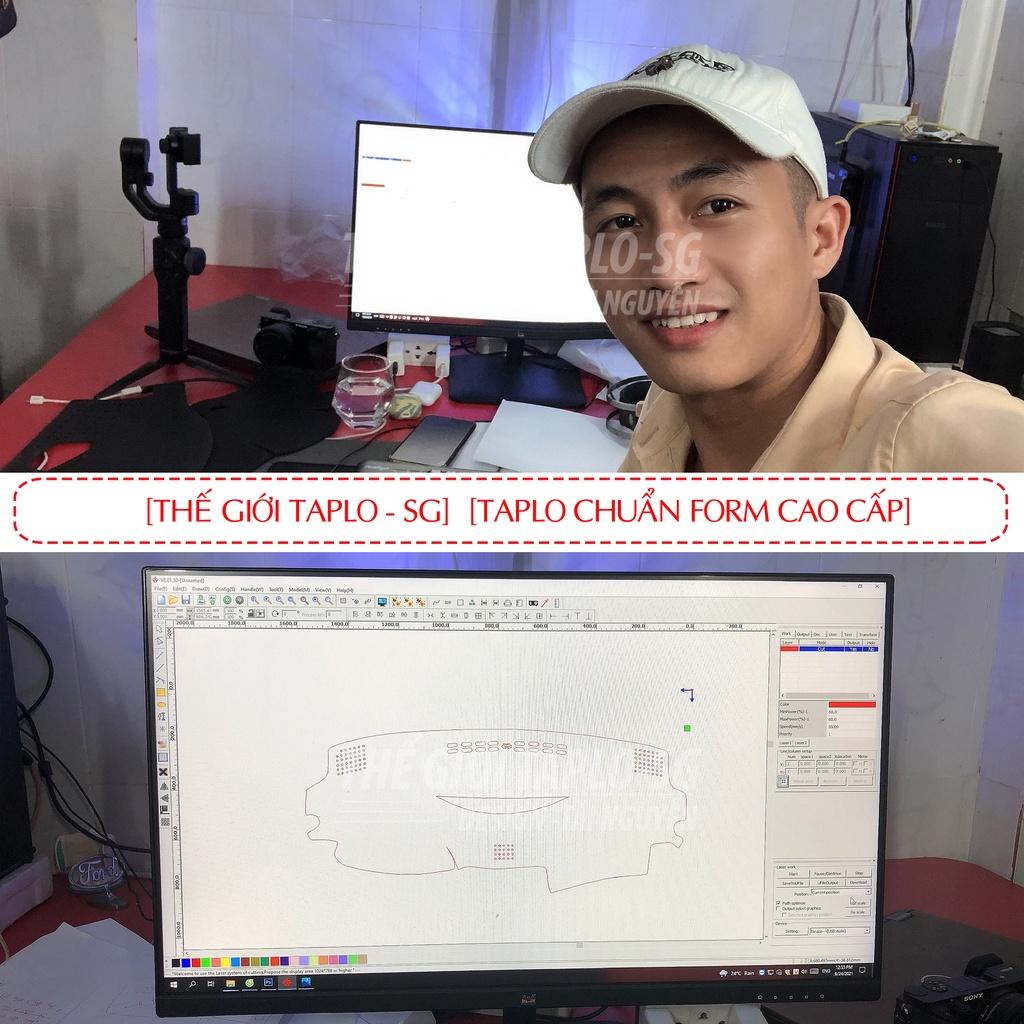 Thảm Taplo Chống Nắng ô tô dành cho Tucson đời 2022 da cacbon cao cấp chuẩn form Sang-Xịn-Mịn