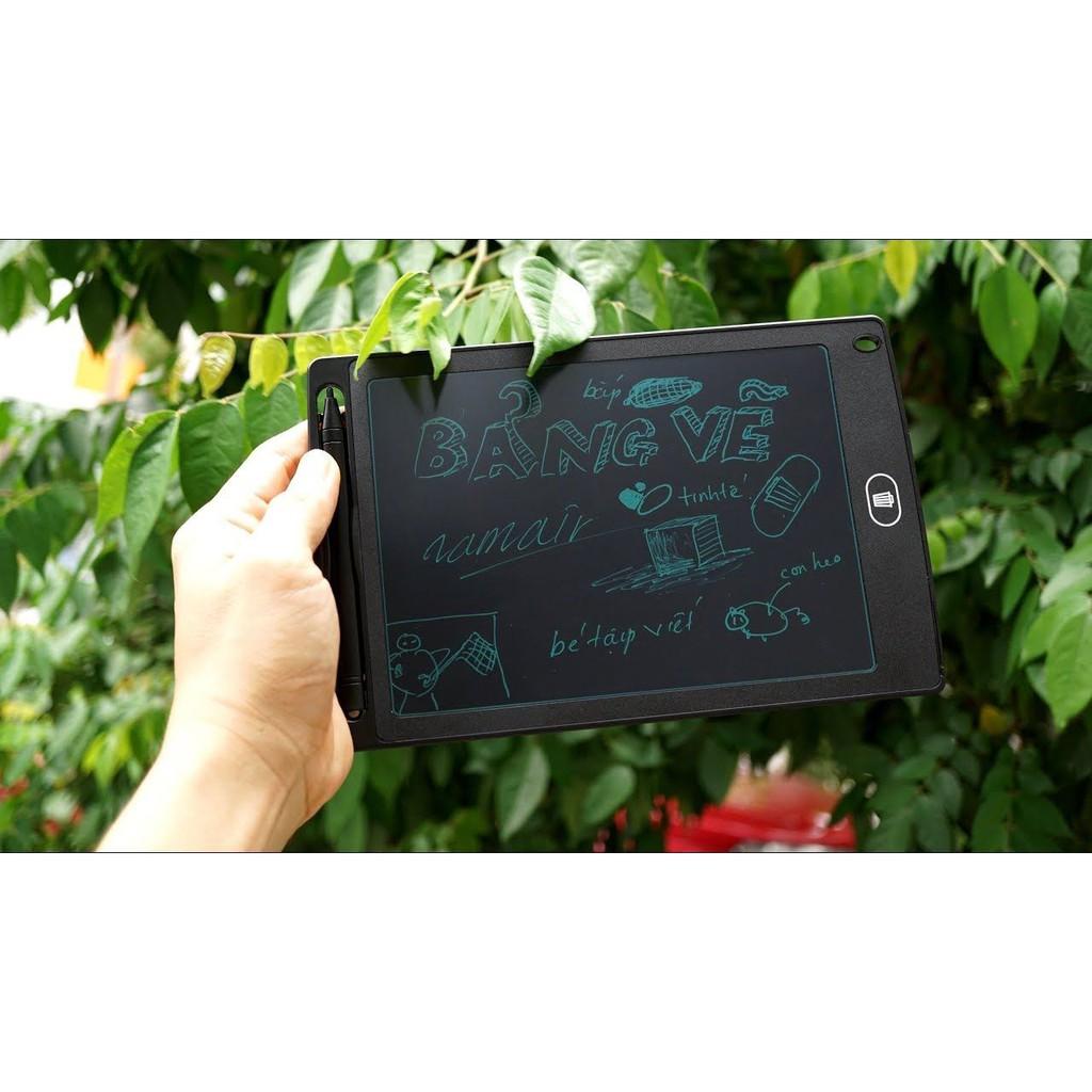 Bảng Viết Điện Tử Thông Minh LCD Tự Xóa 15x23cm Cho Bé Tập Vẽ, Viết