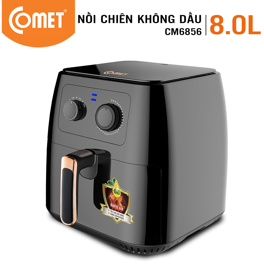 Nồi Chiên Không Dầu Comet CM6856 8 Lít - Hàng Chính Hãng