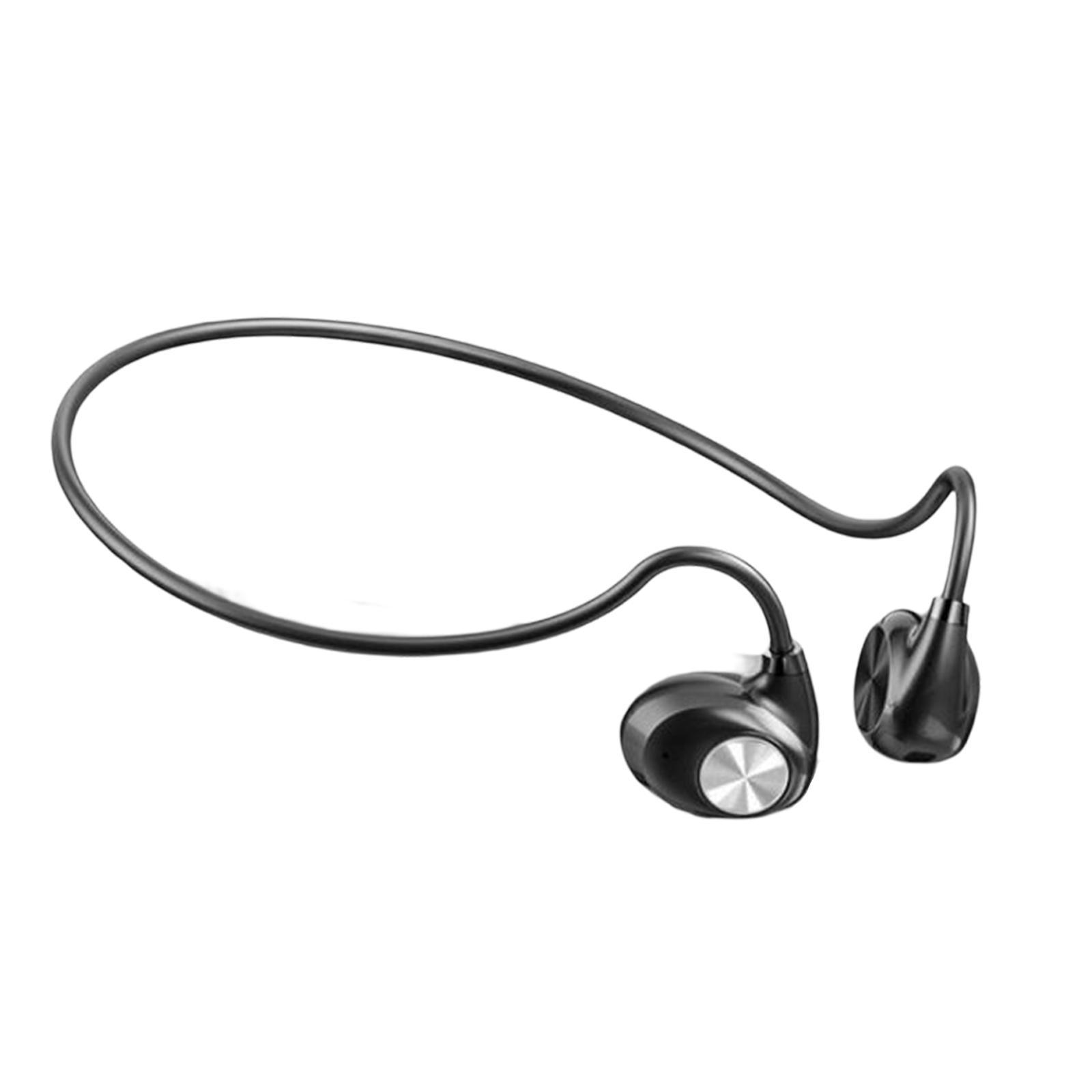 Earphone with Microphone Sports Hiking Headphone Black