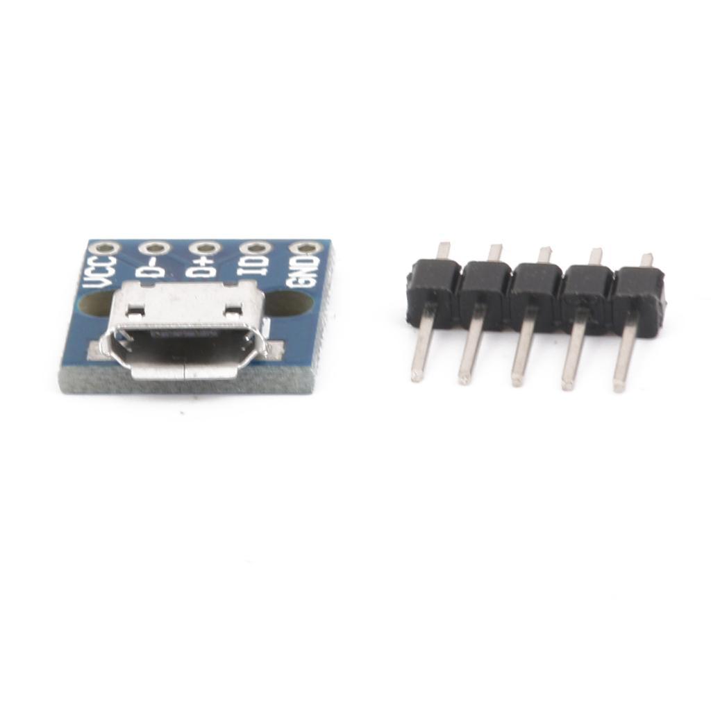 3x USB Breakout Board Power Charging Converter Module Board Row Pins