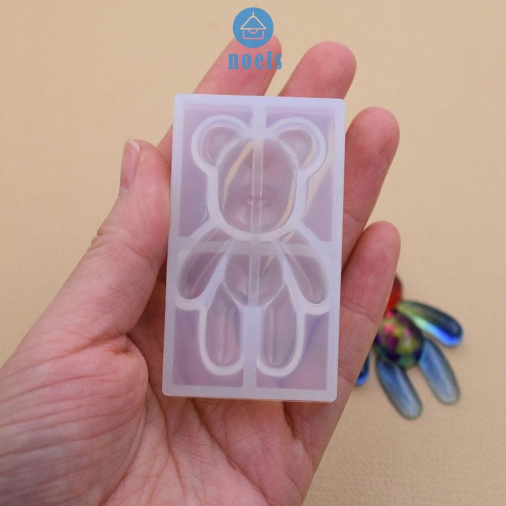 Khuôn Silicone Làm Mặt Dây Chuyền Hình Gấu Diy
