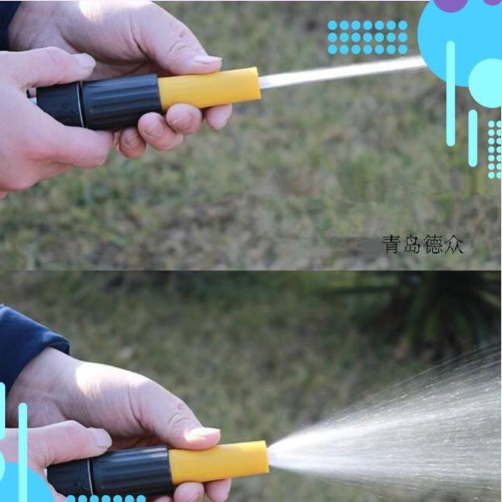 Bộ dây vòi xịt nước rửa xe,tưới cây .tăng áp 3 lần, loại 3m,5m 206622-5 cút sập,nối nhựa vàng+ tặng mở chai