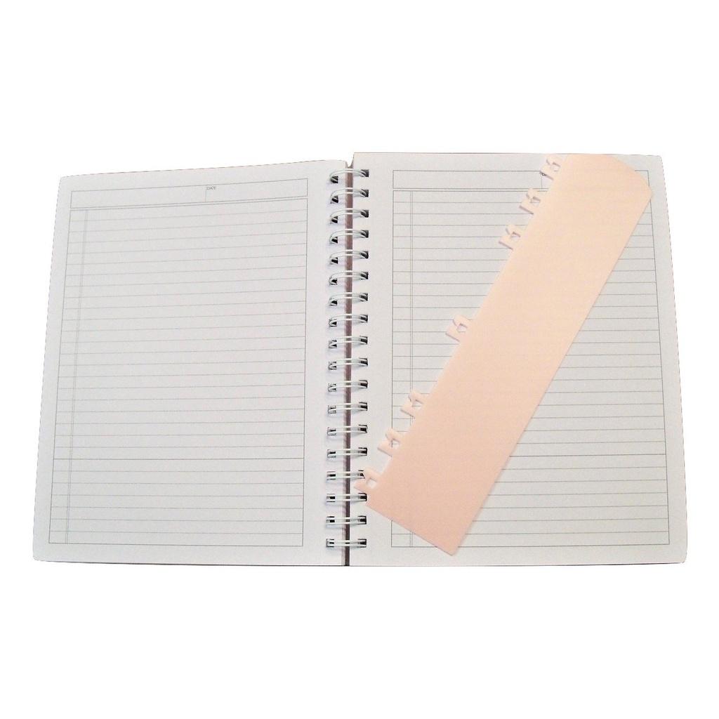 Sổ lò xo bìa nhựa A5 Studio C 160 trang 3705 - Kích thước: 15.2 x 20.3cm