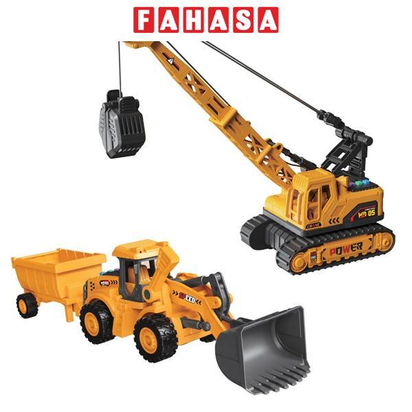 Đồ Chơi Bộ Phương Tiện Công Trình Có Đèn Và Âm Thanh - Vecto CB-VT105103