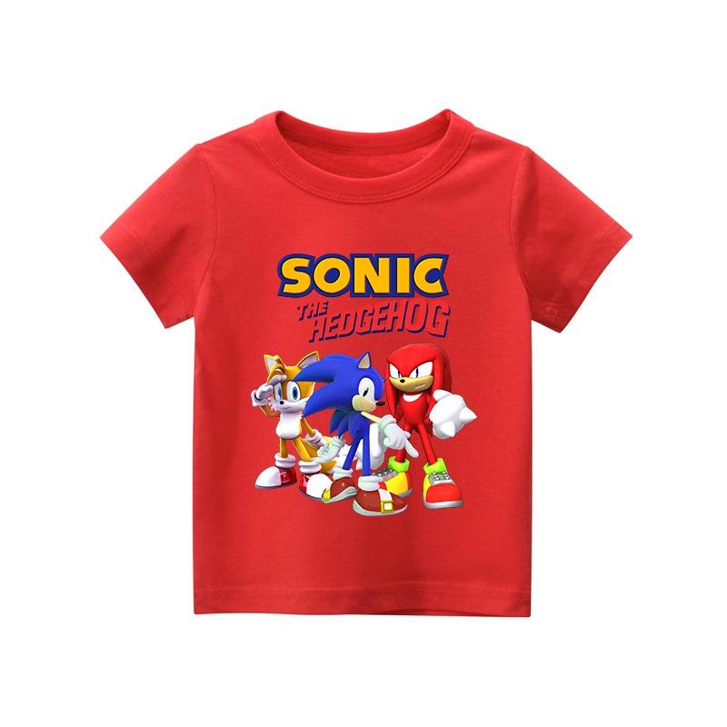 Áo thun trẻ em SONIC 5 , 8 màu áo, đầy đủ size có big size, MÀU KHÁC NHẮN TIN SHOP