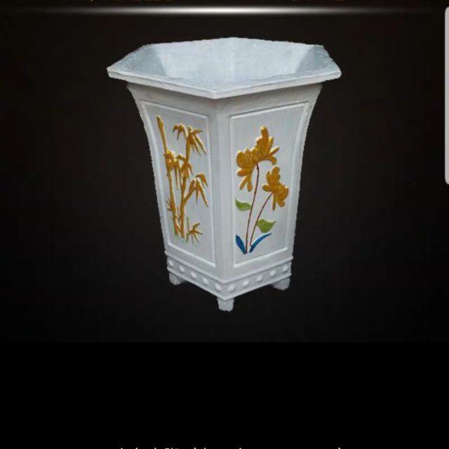 Khuôn đúc chậu cảnh lục giác ống 44cm