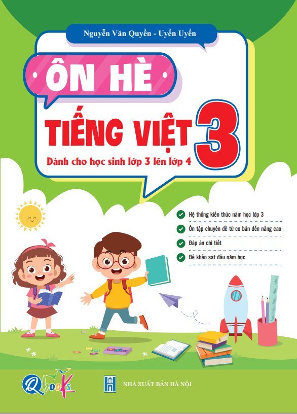 Combo Ôn Hè Toán và Tiếng Việt 3 - Chương Trình Mới - Dành cho học sinh lớp 3 lên 4 (2 cuốn)