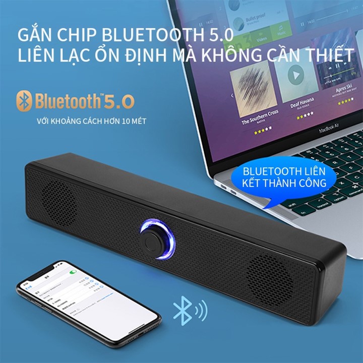 Loa vi tính 2.0 để bàn Leerfei E-350T có luetooth Công Suất Lớn Dùng Cho Máy Vi Tính PC, Laptop, Tivi, Điện thoại