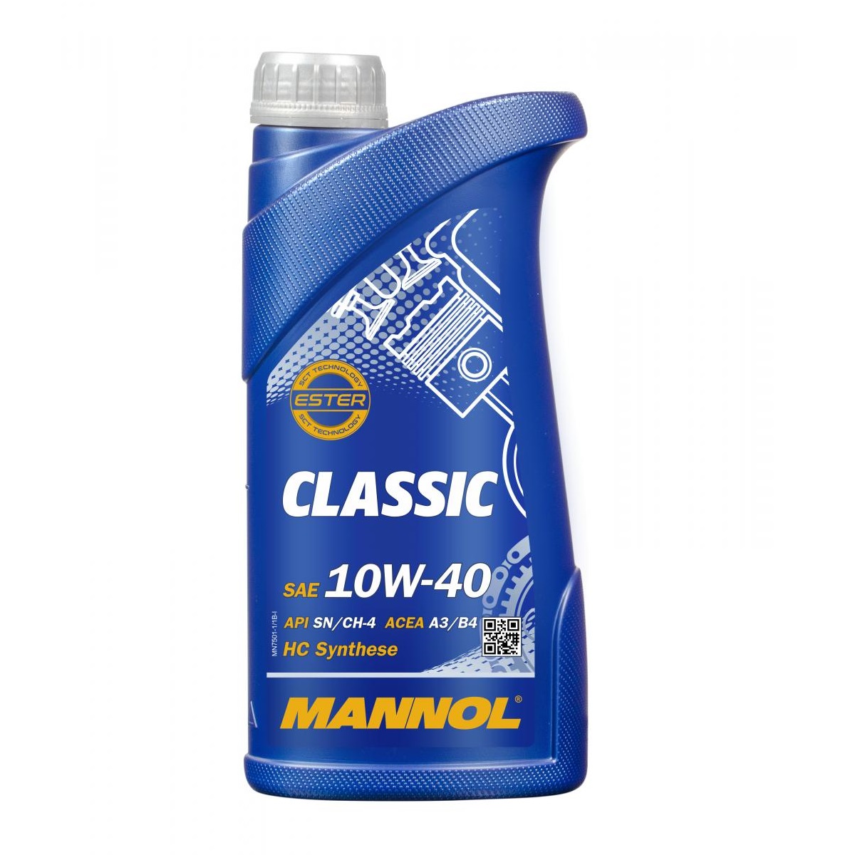 Nhớt MANNOL 7501 Classic 10W-40 SN/CF Tùy Chọn 1L / 4L / 5L Tổng Hợp Đa Cấp HC Đa Năng