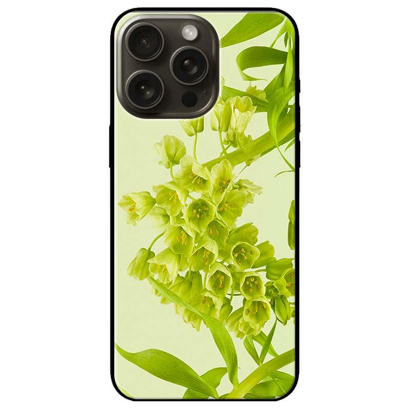 Ốp lưng dành cho Iphone 15 - Iphone 15 Plus - Iphone 15 Pro - Iphone 15 Pro Max - Hoa Xanh Nền Xanh - Hàng Chính Hãng