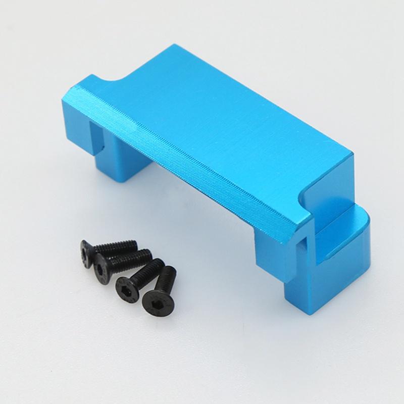 Đế gắn servo cố định bằng kim loại màu xanh dương cho xe hơi điều khiển từ xa Wltoys 104001 1/10