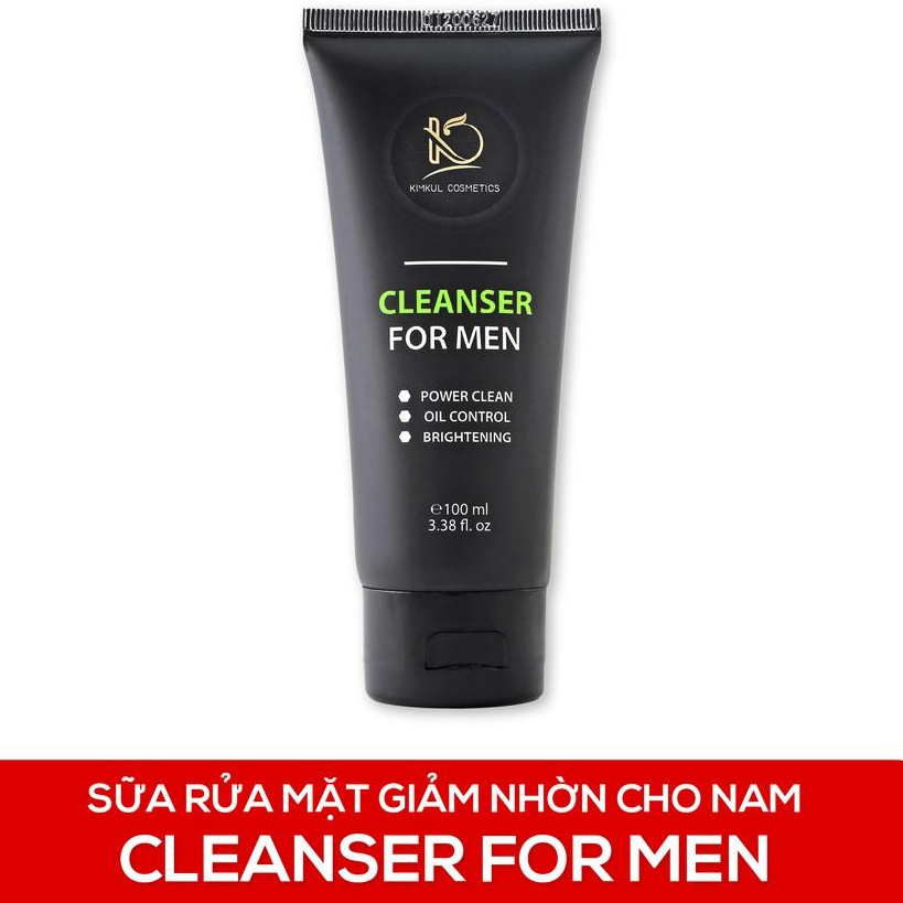Sữa rửa mặt cho Nam KimKul Cleanser For Men 100ML - Ngăn ngừa mụn, diệt khuẩn, dưỡng ẩm da
