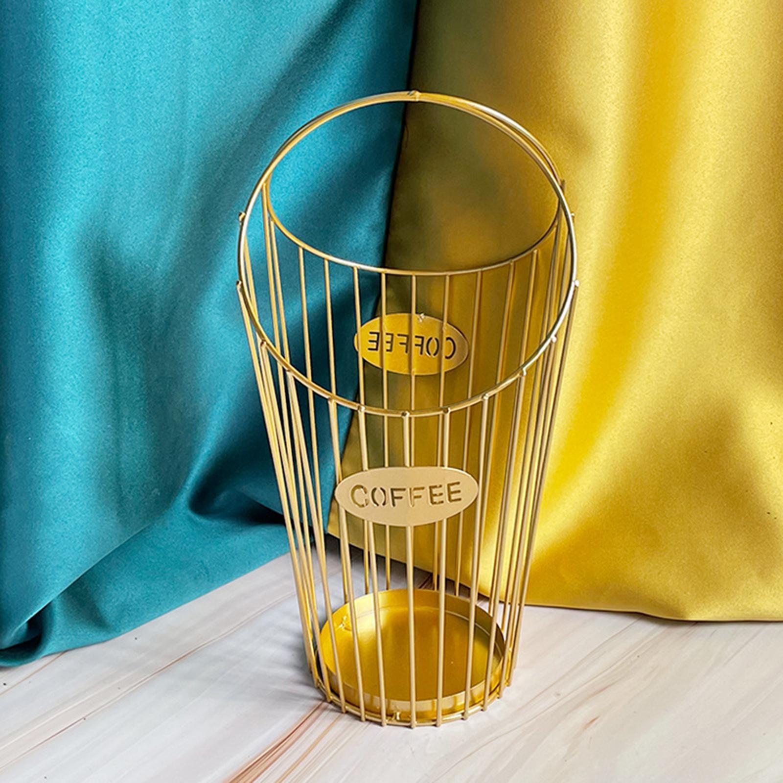 Coffee Capsule Holder Large Capacit Coffee Capsule Storage Basket for Countertop