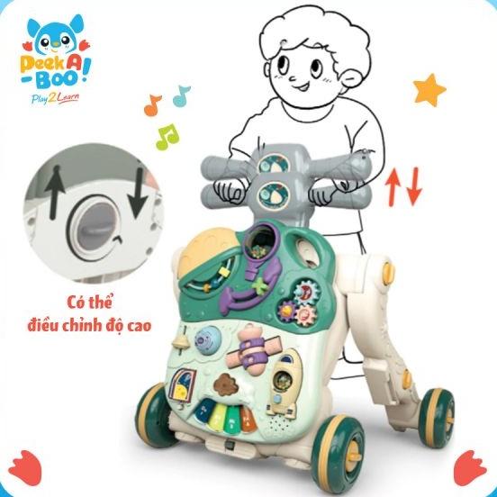 Xe tập đi 4 trong 1 thương hiệu PEEK A BOO