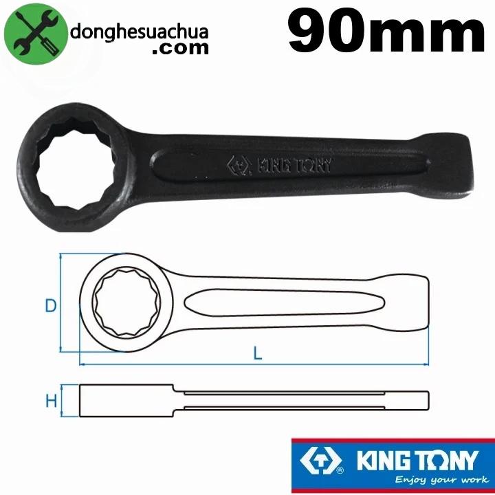 Cờ lê vòng đóng 90mm Kingtony 10B0-90 dài 380mm