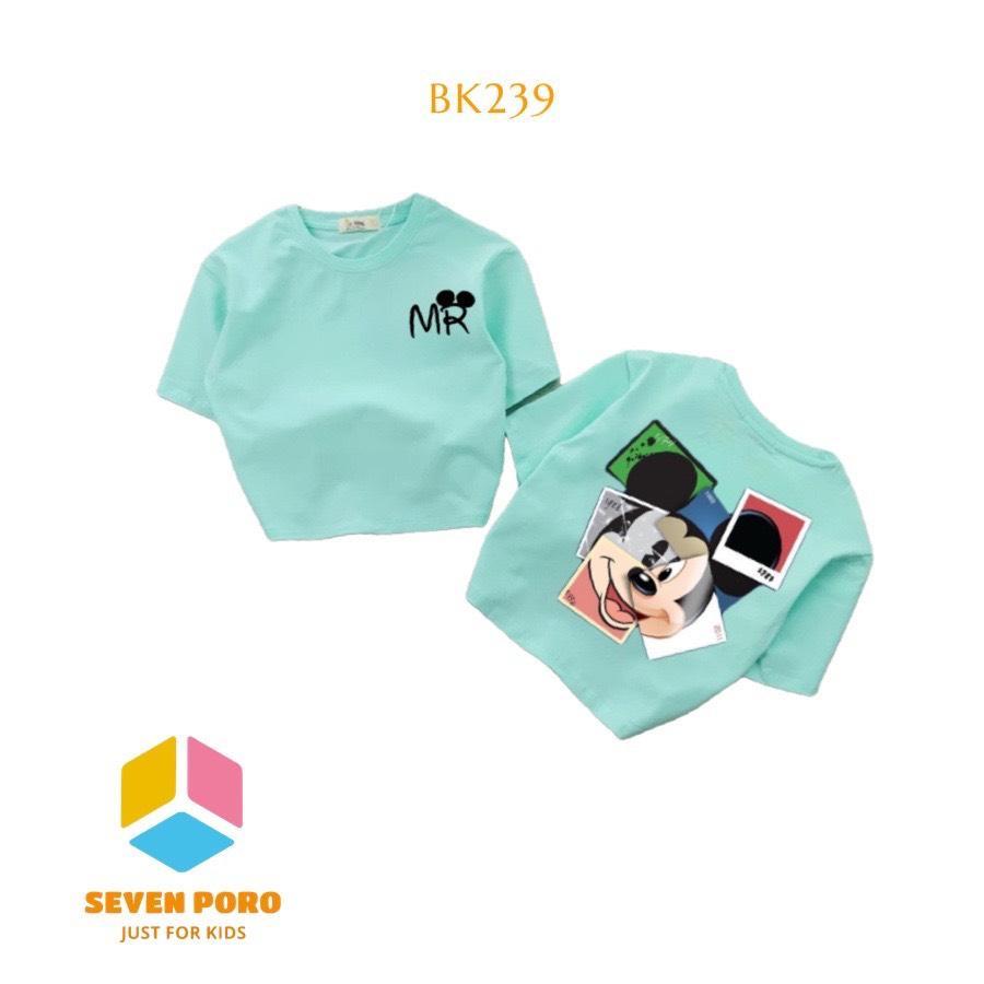 Áo Thun Form Lửng Bé Gái size Nhí Siêu Dễ Thương BK239N SEVENPORO.COM