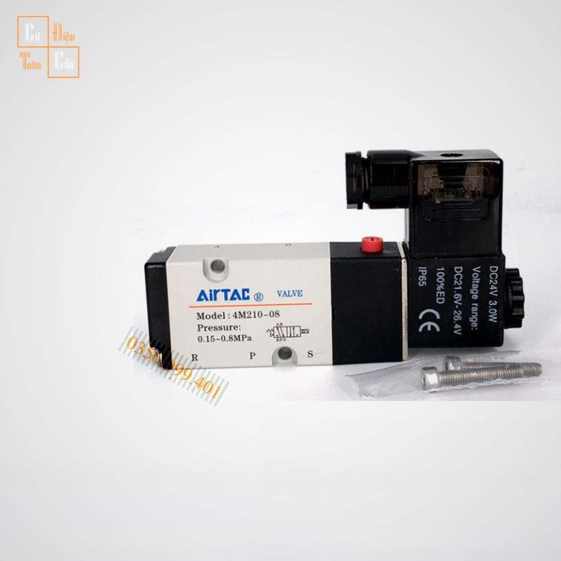 Van Điện Từ 4V220-08, van chia khí