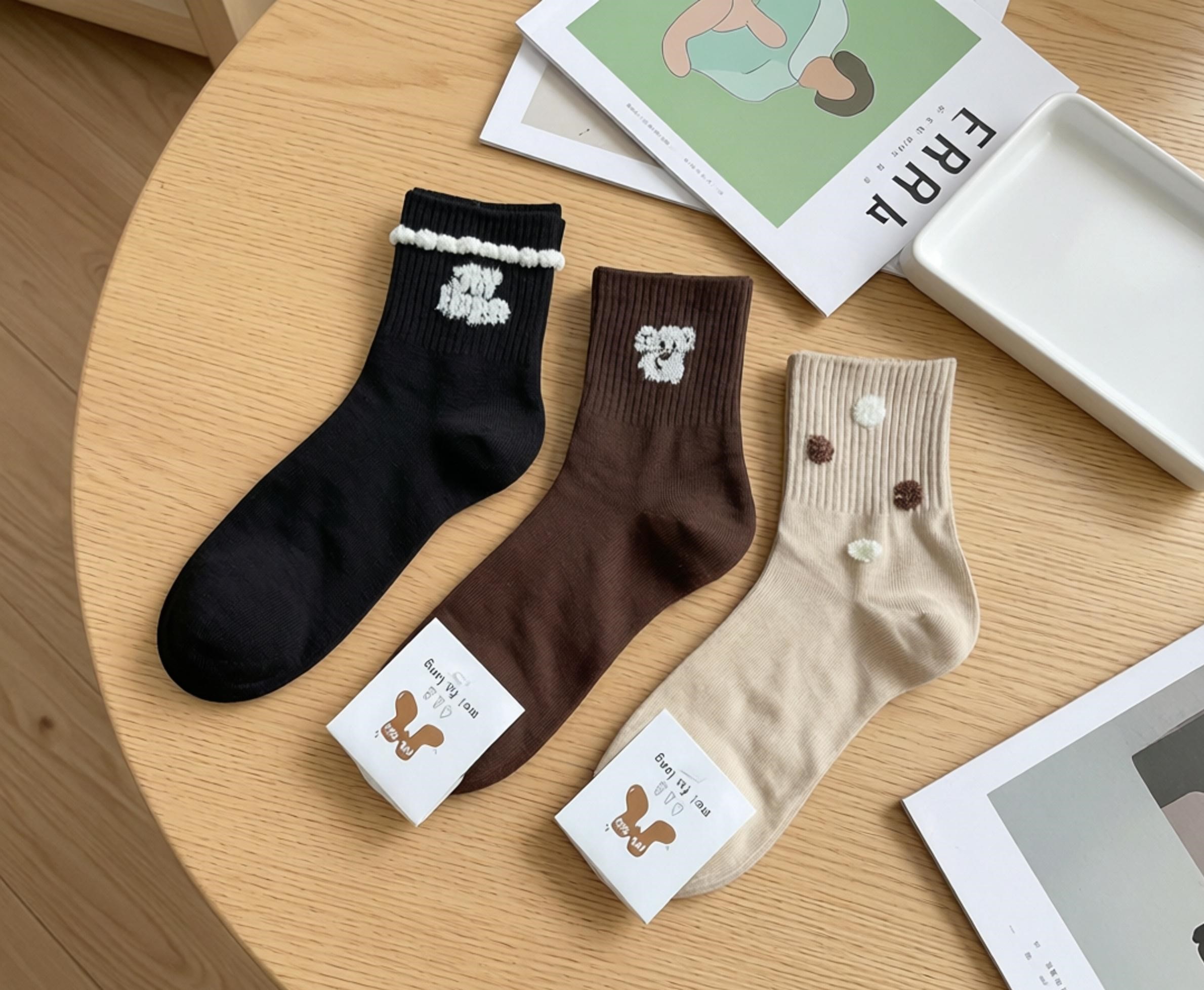 SET 5 ĐÔI TẤT VỚ NỮ CAO CỔ MÃ 18 DÀNH CHO NỮ