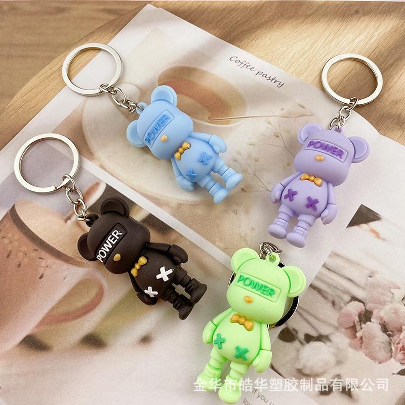 Móc khóa gấu 3D đáng yêu