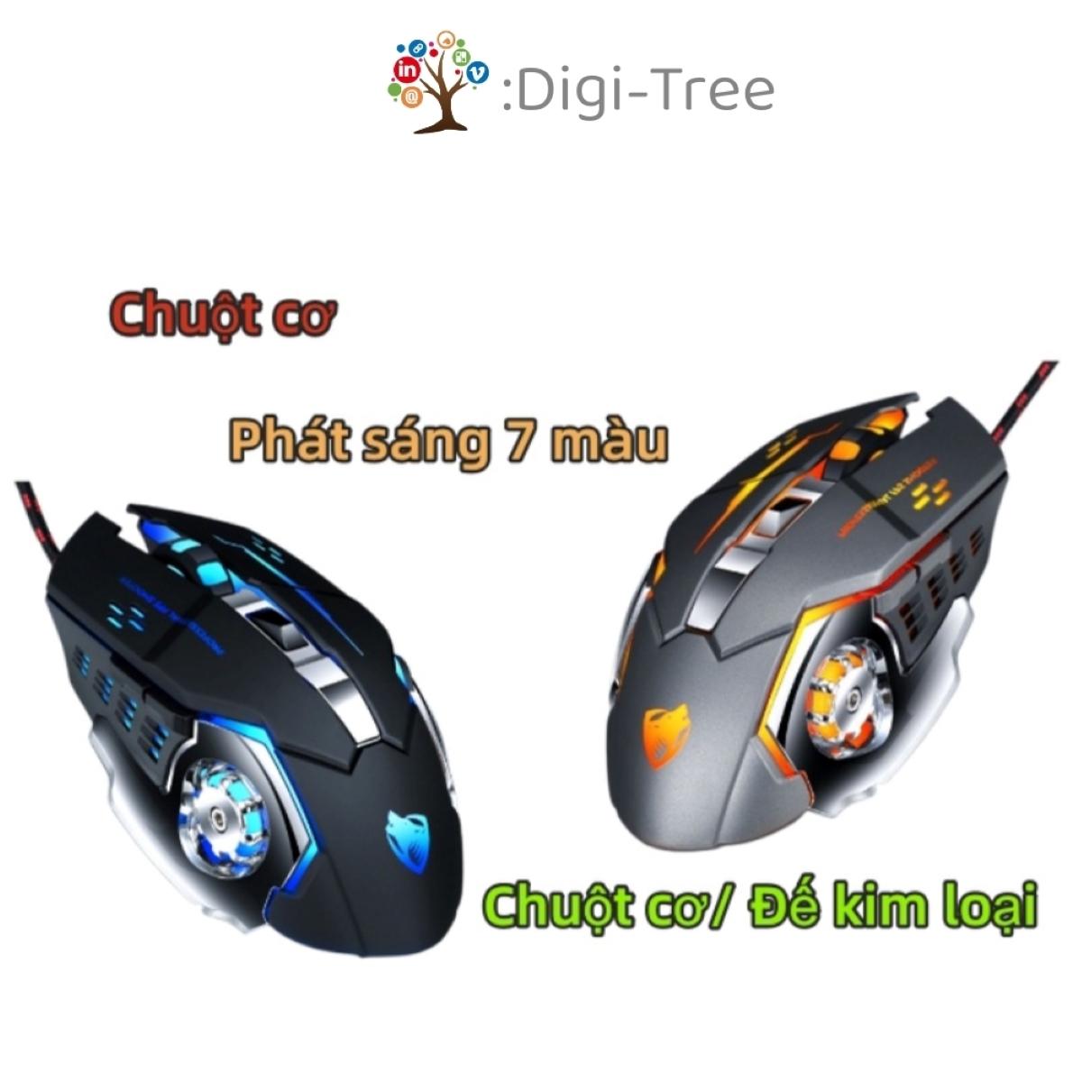 Chuột Game V6 Có Dây Đèn LED 7 Màu - Thiết Kế Đẹp, Chuột Máy Tính Văn Phòng Chơi Game Cao Cấp