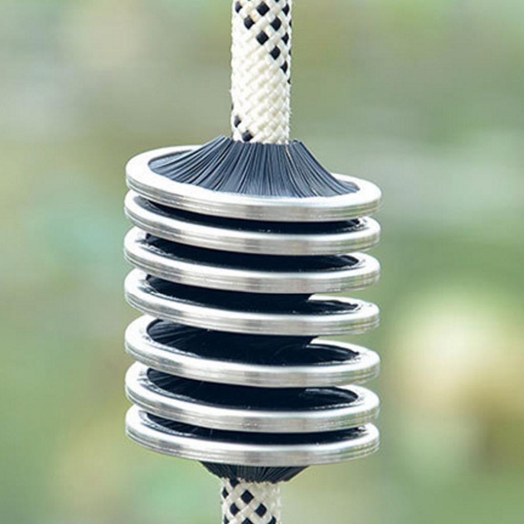 2pcs/set Black & Yellow Durable Cleaning Brush for 8mm to 13mm Diameter Climbing Rope Cord