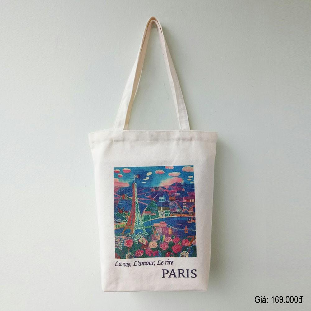 TÚI CANVAS TOTE PARIS - MAIHOME VB-MH007